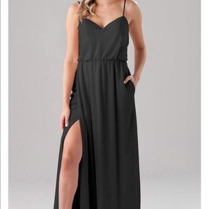 Kennedy Blur Charcoal Bridesmaid Dress